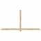Ekena Millwork Eugene Rough Sawn Timber Gable Bracket, Douglas Fir, 96"W x 48"H x 2"D x 4"F, 12/12 Pitch GBW096X48X0204EUG00RDF - alternate 1